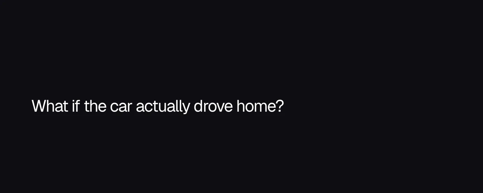 The idea as one question